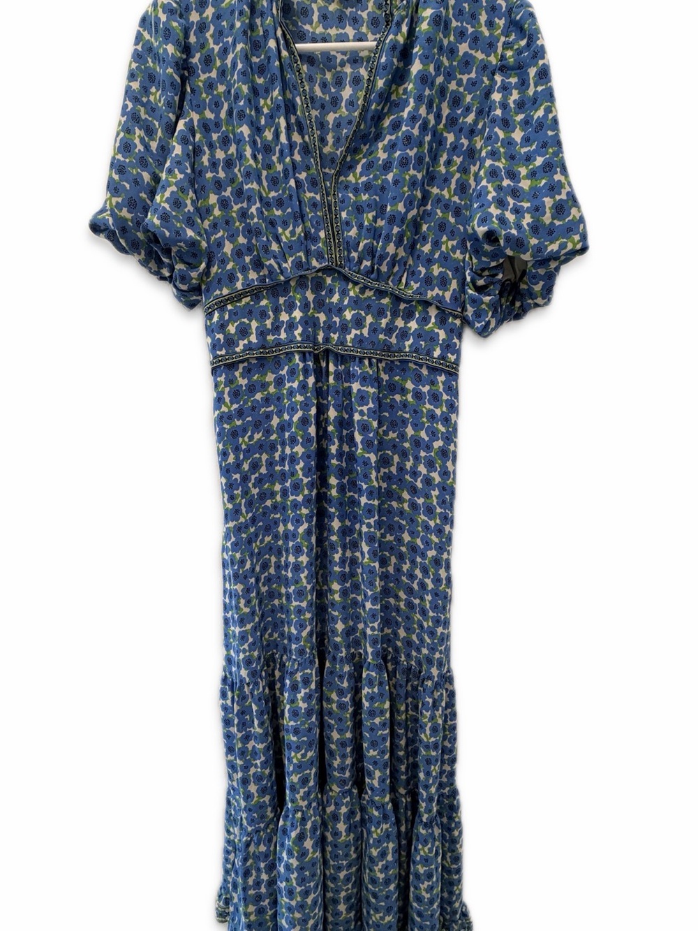 Blue Floral Maxi Dress - Max Studio London